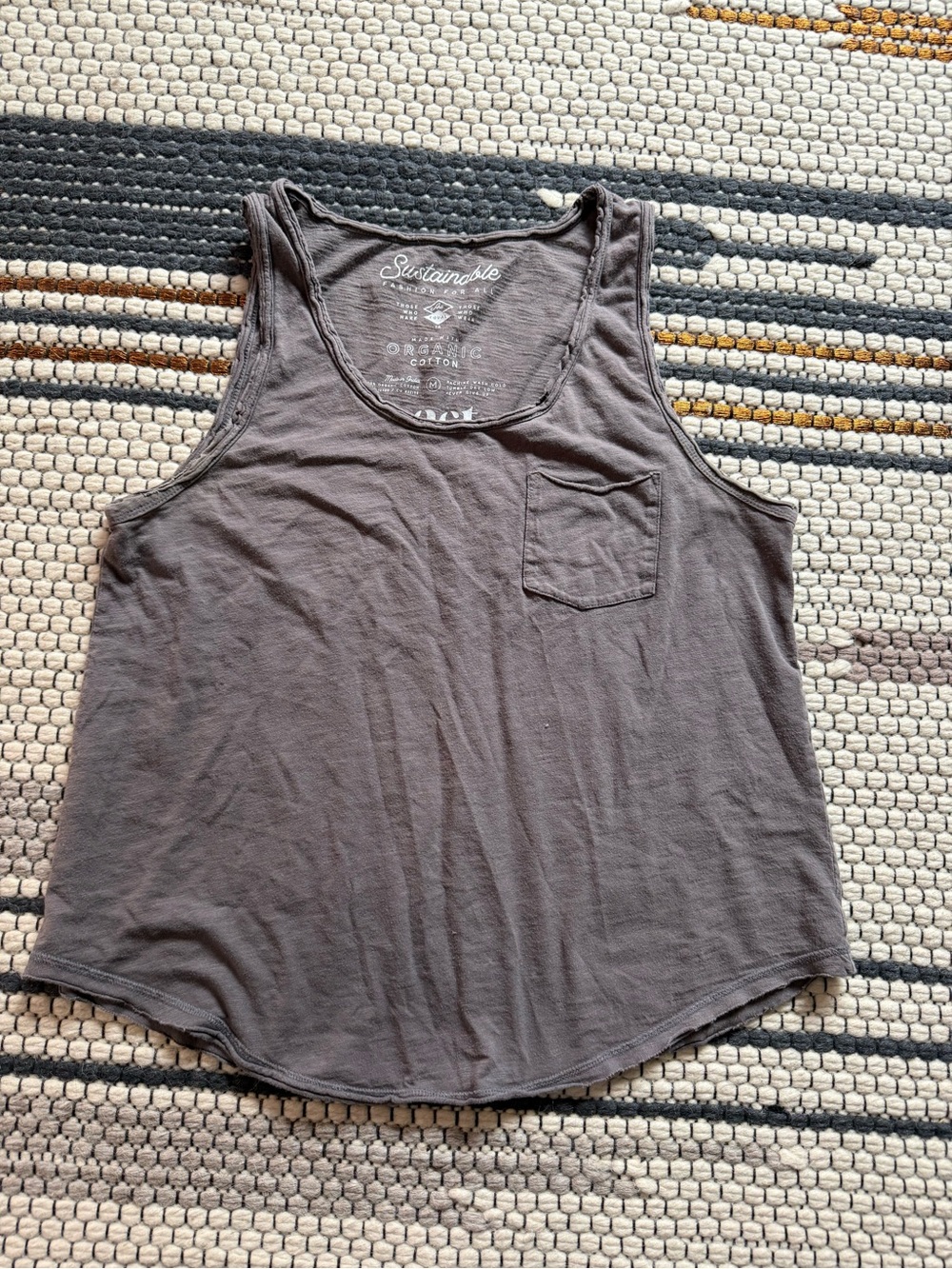 Women's Organic Cotton Tank Top with Pocket